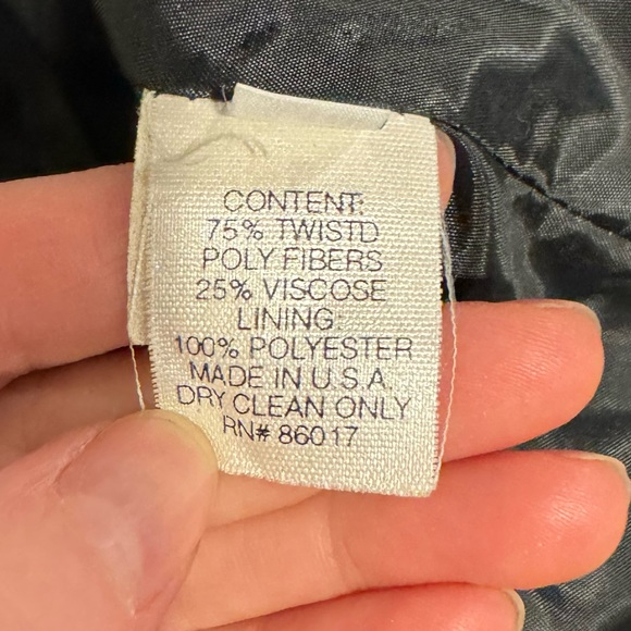 Bebe | Vintage Notch Collar Crop Blazer in Black Sz. 8 - Picture 11 of 12